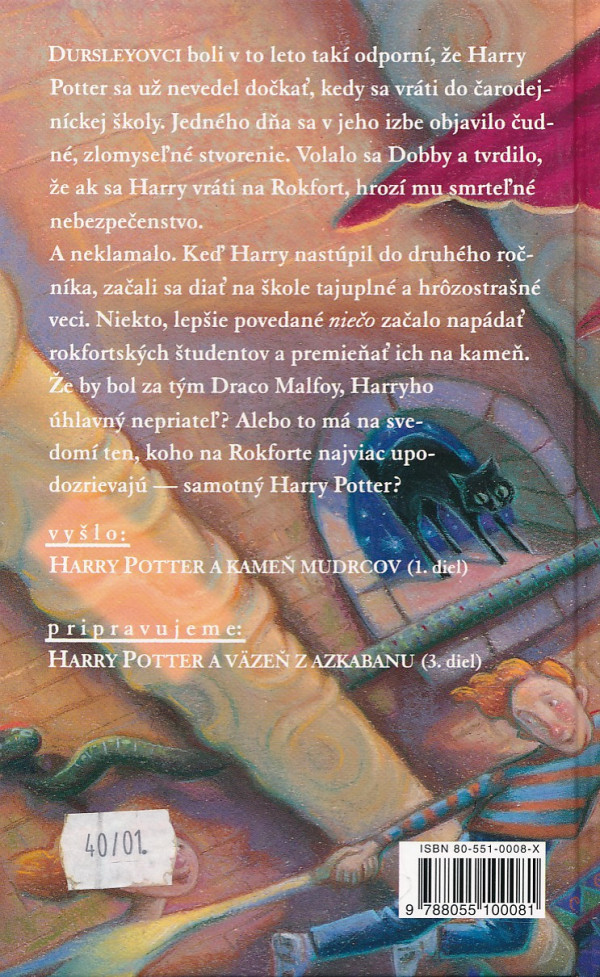 J.K. Rowlingová: HARRY POTTER A TAJOMNÁ KOMNATA