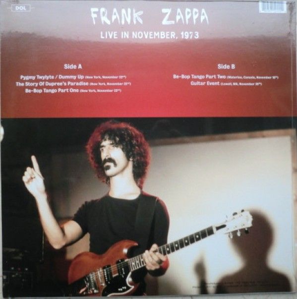 Frank Zappa: LIVE IN NOVEMBER 1973