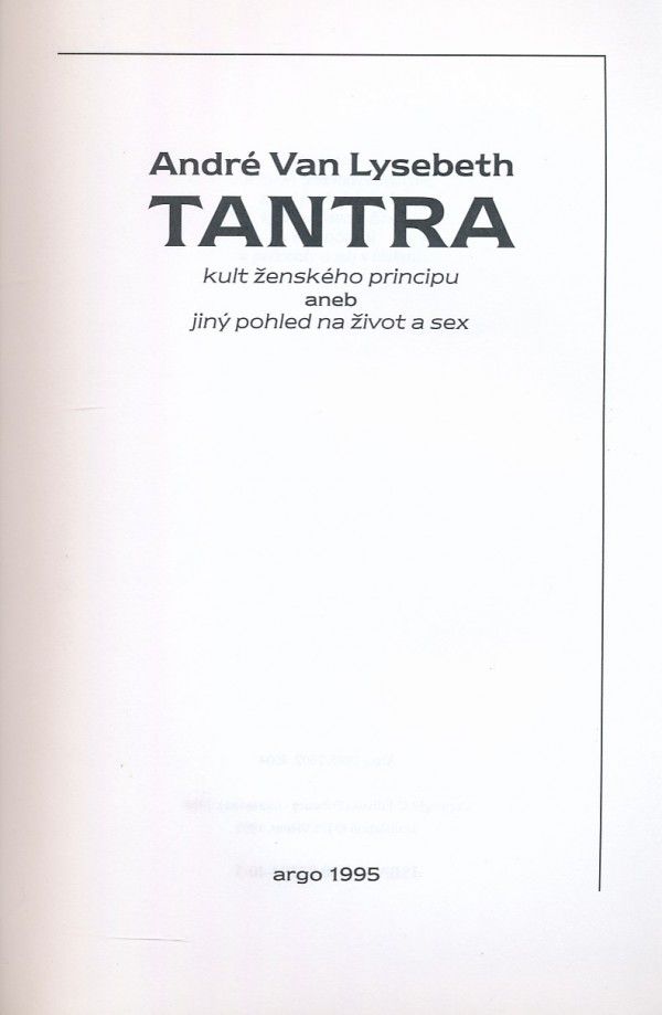 André Van Lysebeth: TANTRA