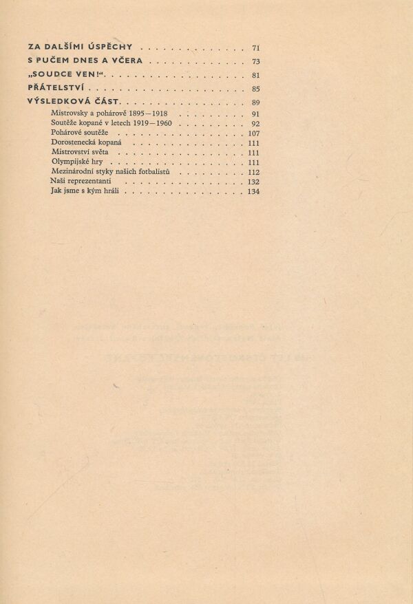 J. Pondělík a kol.: 60 let československé kopané