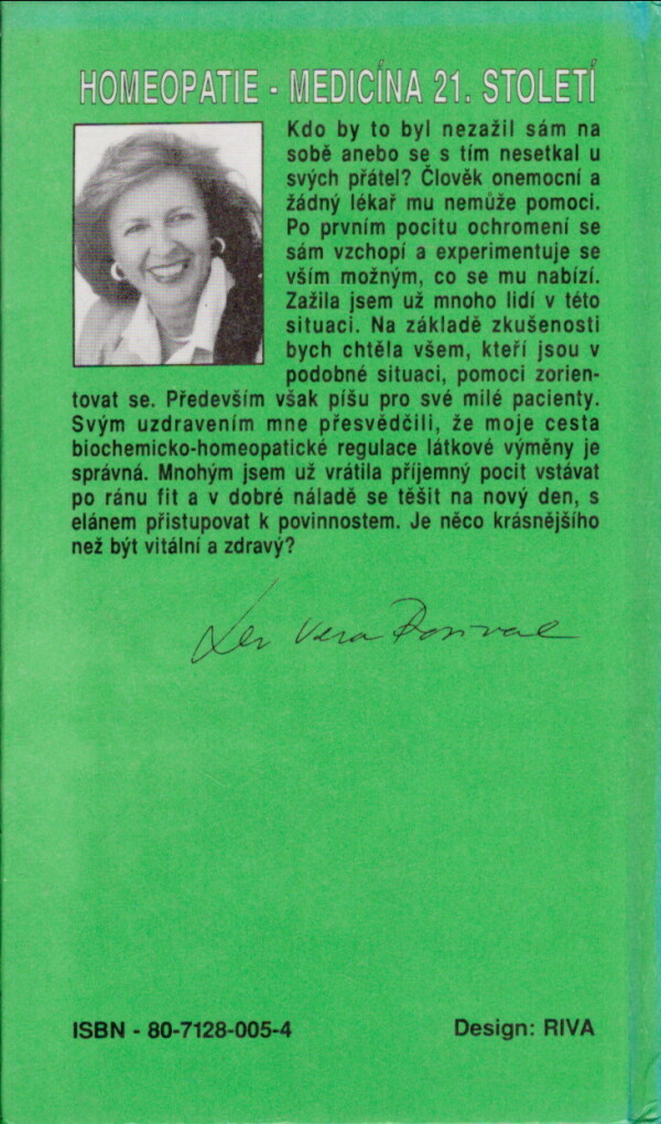 Vera Rosivalová: HOMEOPATIE - JAK SE MŮŽEME SAMI LÉČIT