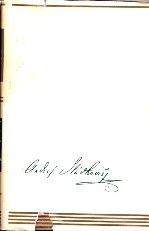 Andrej Sládkovič: POÉZIA