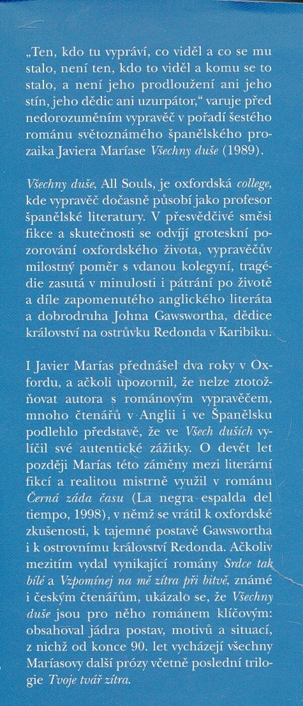 Javier Marías: VŠECHNY DUŠE