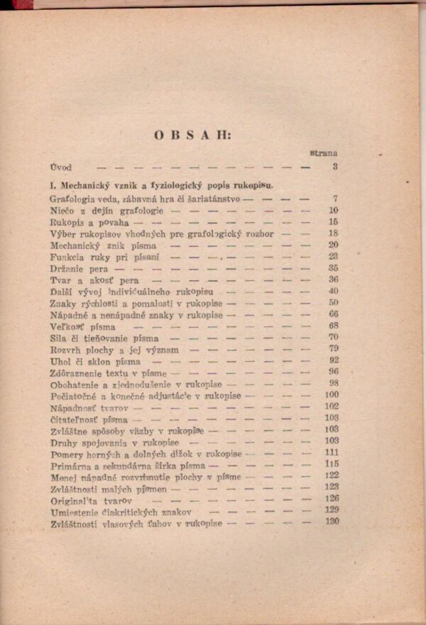 Michal Gaváč: GRAFOLOGIA
