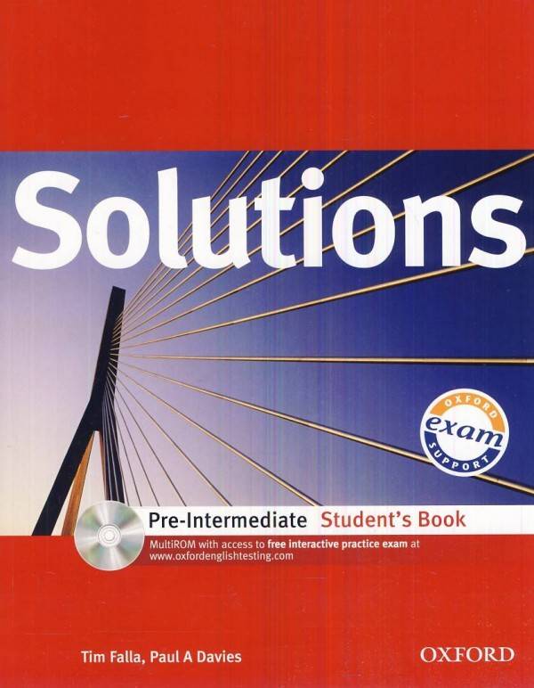 Tim Falla, Paul A Davies: SOLUTIONS PRE-INTERMEDIATE - STUDENTS BOOK (UČEBNICA)