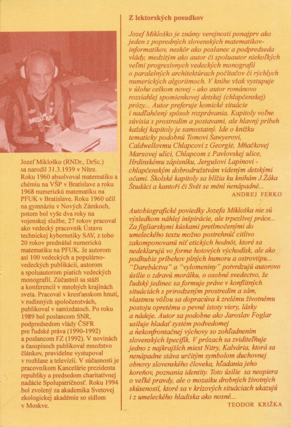Jozef Mikloško: Prísne tajné