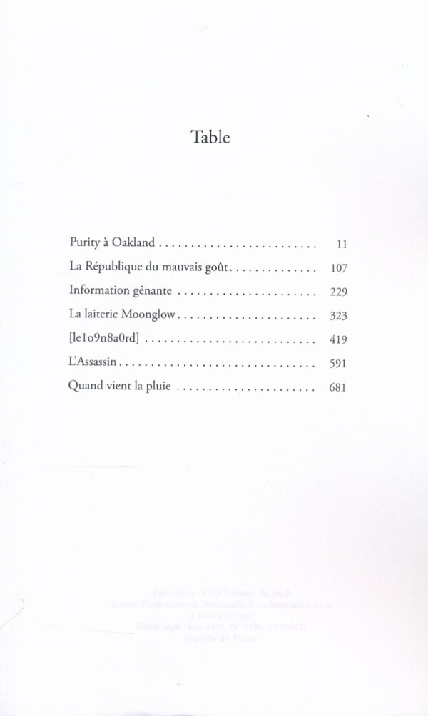 Jonathan Franzen: PURITY