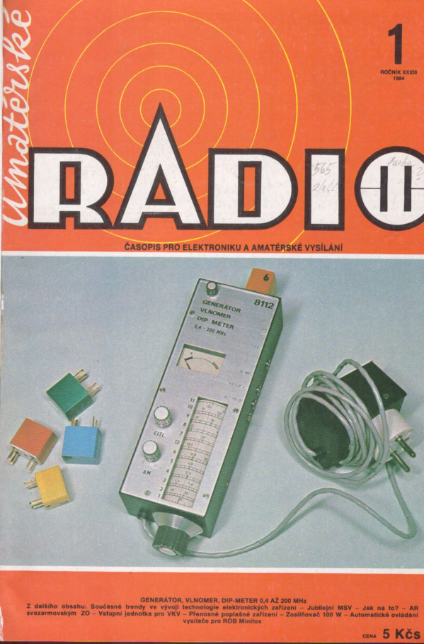 AMATÉRSKÉ RADIO 1984