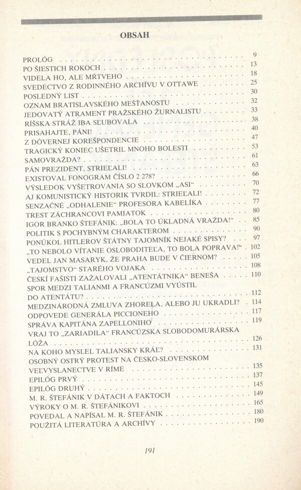 Milan Vároš: POSLEDNÝ LET GENERÁLA ŠTEFÁNIKA