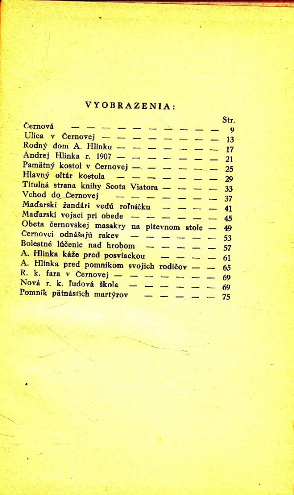 Karol Sidor: ČERNOVÁ (1907-1937)