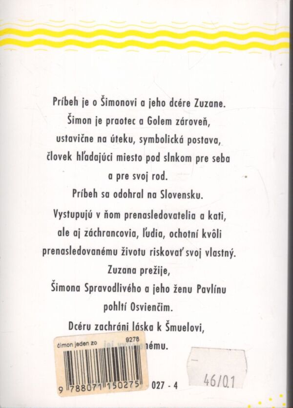 Magdalena Lipscherová: ŠIMON JEDEN ZO SPRAVOSLIVÝCH