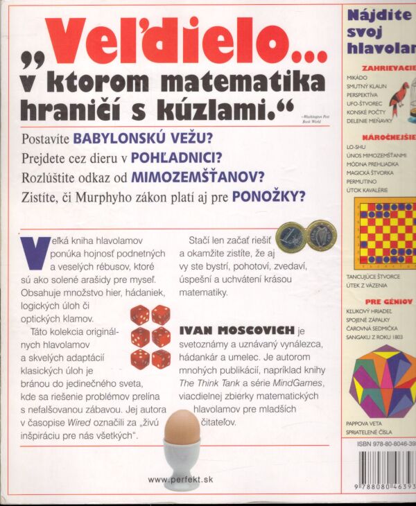 Ivan Moscovich: VEĽKÁ KNIHA HLAVOLAMOV