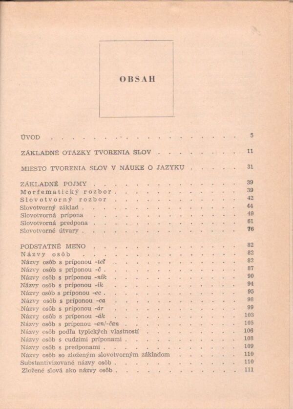 Ján Horecký: SLOVENSKÁ LEXIKOLÓGIA I.