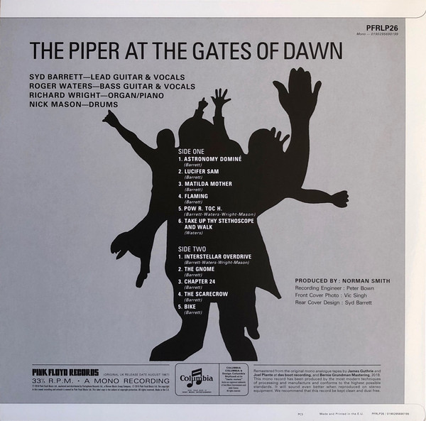 Pink Floyd: THE PIPER AT THE GATES OF DAWN - LP