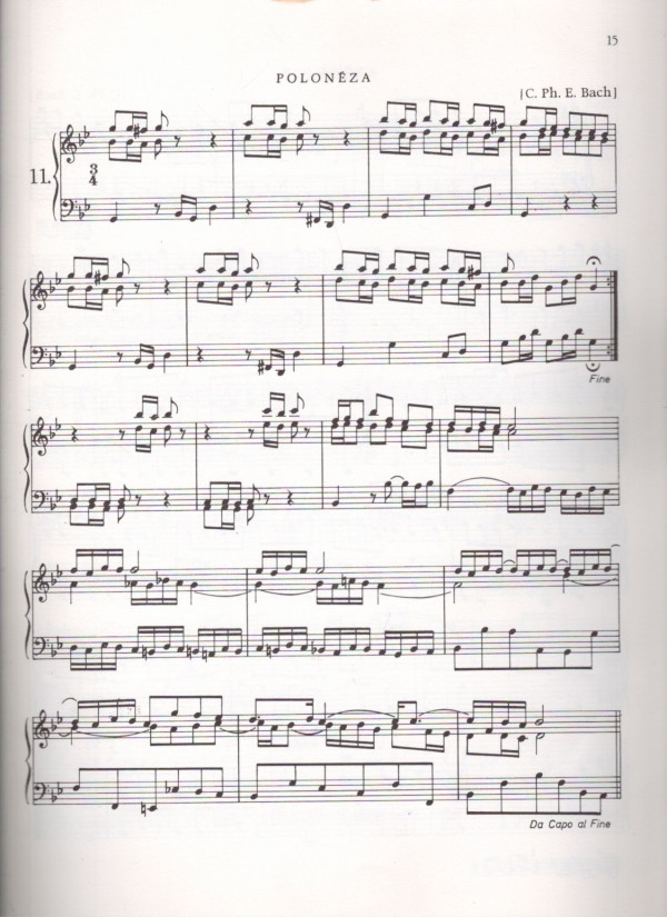 Johann Sebastian Bach: KNIŽOČKA SKLADIEB A.M.BACHOVEJ - NOTY PRE KLAVÍR