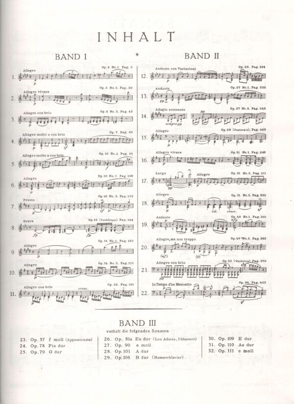 BEETHOVEN KLAVIERSONATEN II