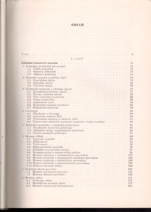 Zdeněk Vysloužil, Jaroslav Zelko: MERANIE V STROJÁRSTVE