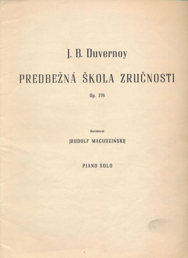 J. B. Duvernoy: 