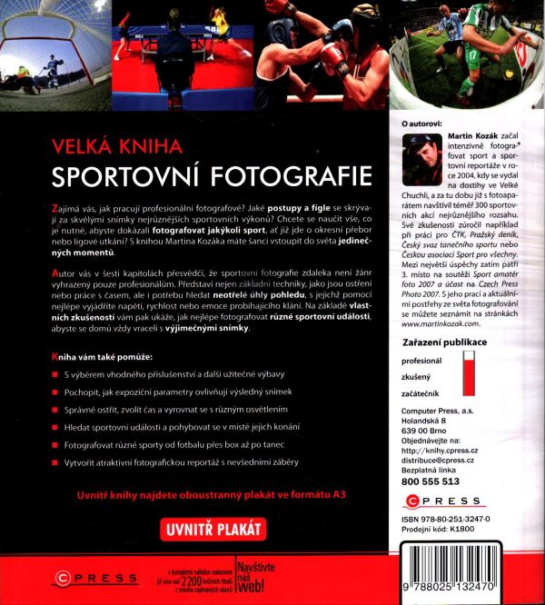 Martin Kozák: VELKÁ KNIHA SPORTOVNÍ FOTOGRAFIE