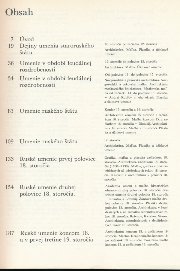 DEJINY RUSKÉHO UMENIA OD ZAČIATKOV PO SÚČASTNOSŤ