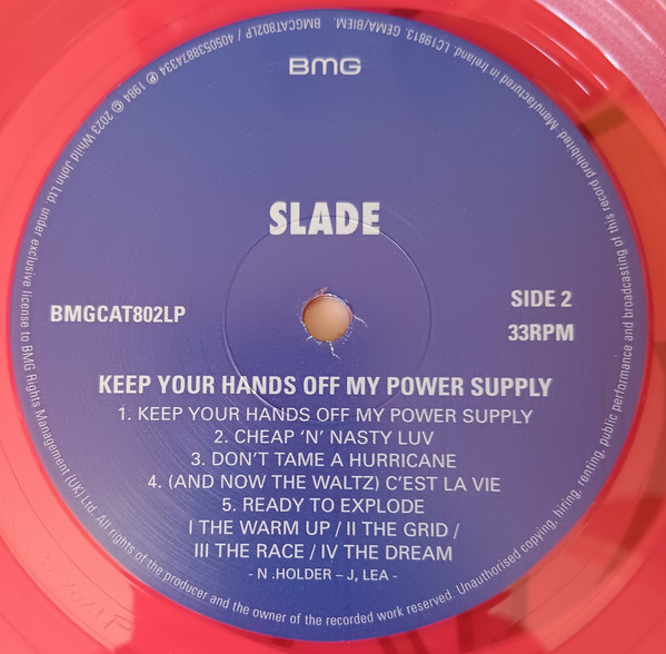 Slade: KEEP YOUR HANDS OFF MY POWER SUPPLY - LP