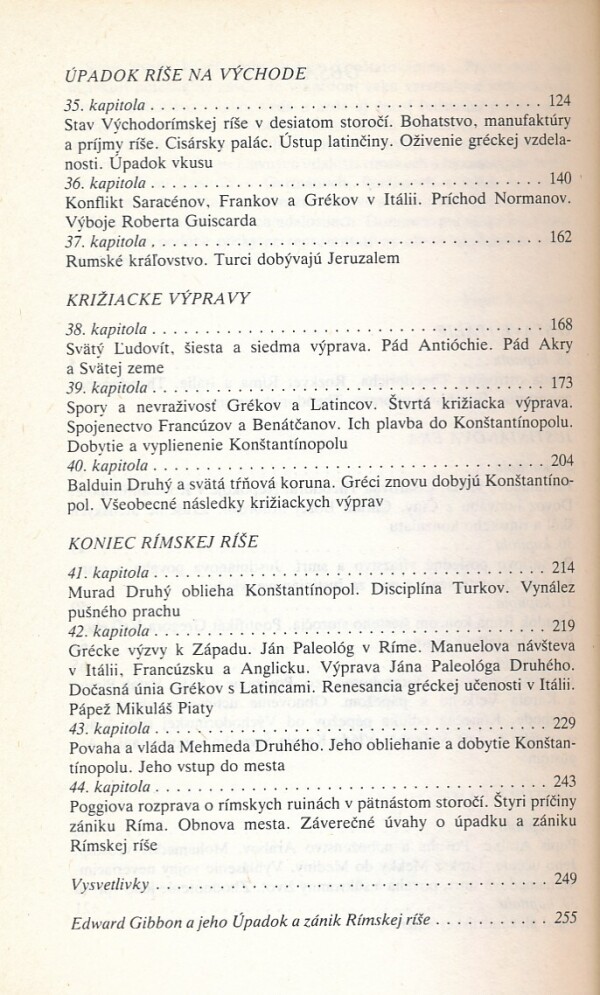 Edward Gibbon: ÚPADOK A ZÁNIK RÍMSKEJ RÍŠE 1, 2