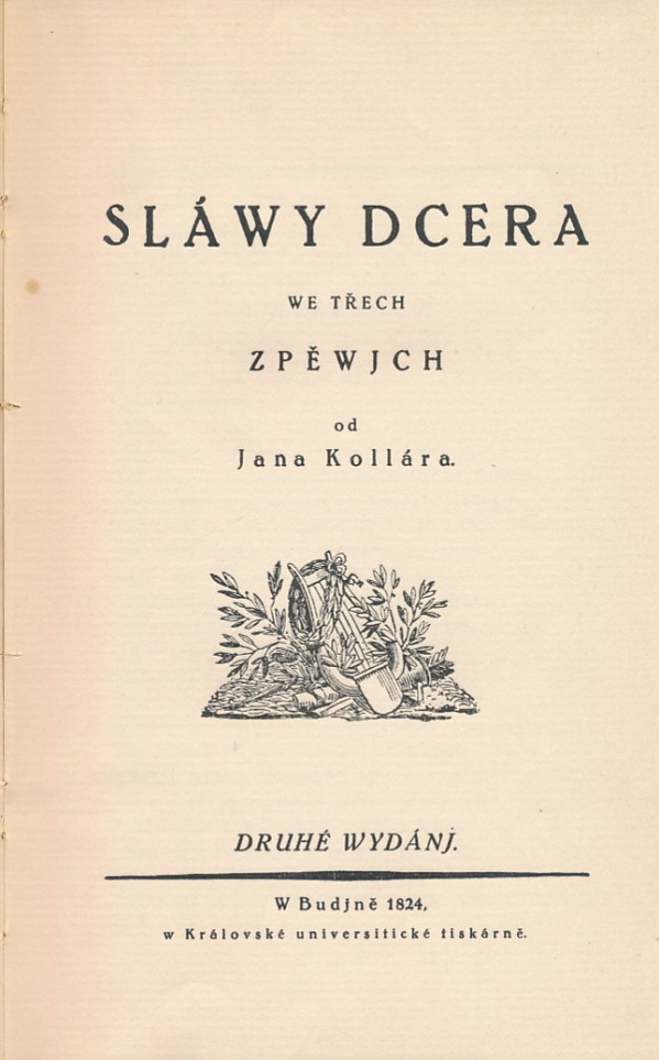 Ján Kollár: SLÁVY DCÉRA