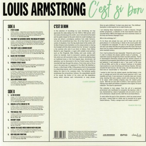 Louis Armstrong: C`EST SI BON - LP