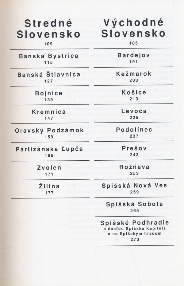 Ľudmila Husovská a kol.: Slovensko - prechádzky stáročiami miest a mestečiek