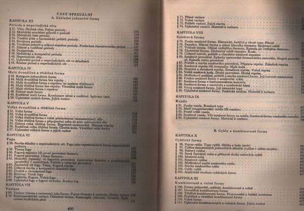 Karel Janeček: HUDEBNÍ FORMY