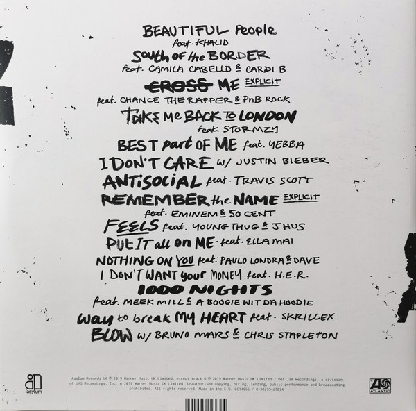 Ed Sheeran: NO. 6 COLLABORATIONS PROJECT - 2 LP