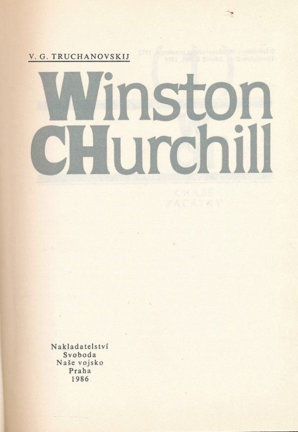 V.G. Truchanovskij: WINSTON CHURCHILL