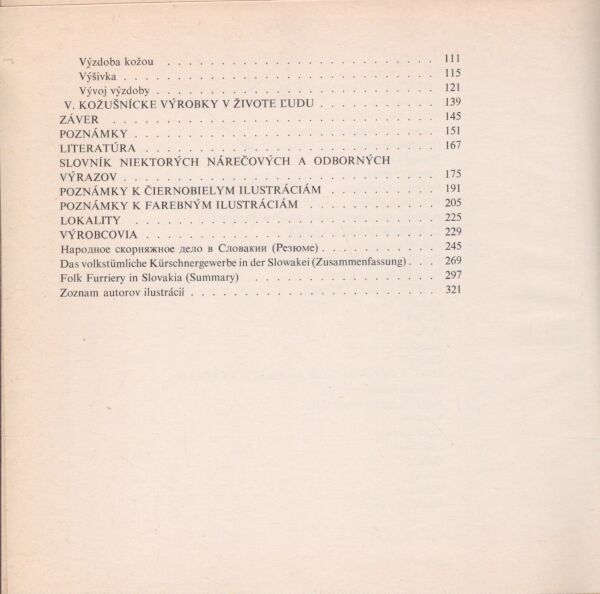 Jarmila Paličková-Pátková: ĽUDOVÉ KOŽUŠNÍCTVO NA SLOVENSKU