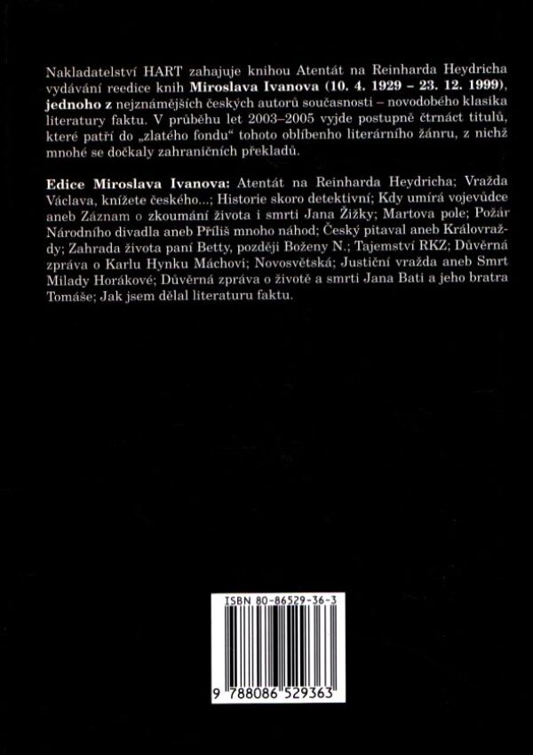 Miroslav Ivanov: ATENTÁT NA REINHARDA HEYDRICHA