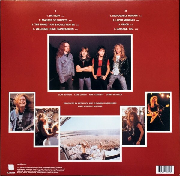 Metallica: MASTER OF PUPPETS - LP