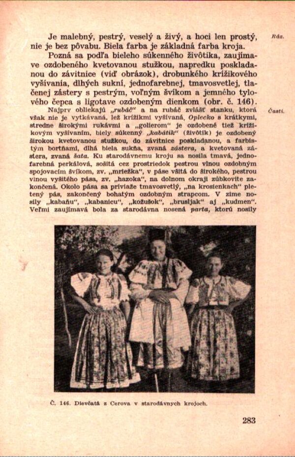 Ľudmila Reichlová-Kucháriková: NÁUKA O KROJOCH A VKUSE