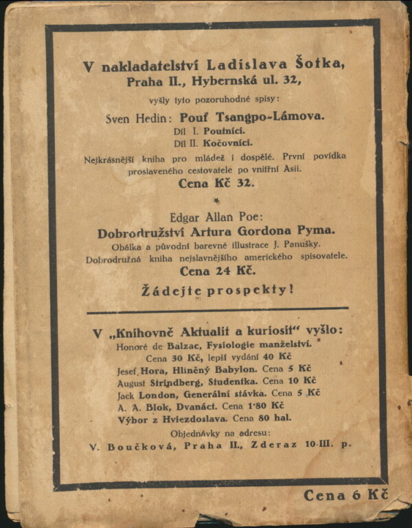 Ant. Bouček: 50 HISTOREK ZE ŽIVOTA JAROSLAVA HAŠKA