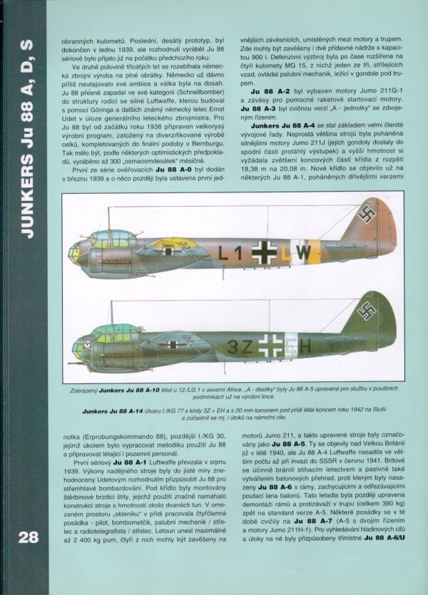 Jaroslav Schmid: STÍHACÍ A BOMBARDOVACÍ LETADLA NĚMECKA 1939-45 - 2.DÍL