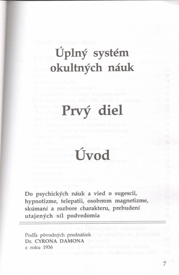 Cyron Damon: TAJOMSTVÁ HYPNÓZY A SUGESCIE