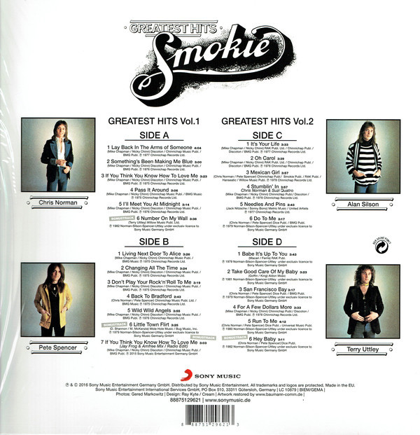 Smokie: GREATEST HITS - LP