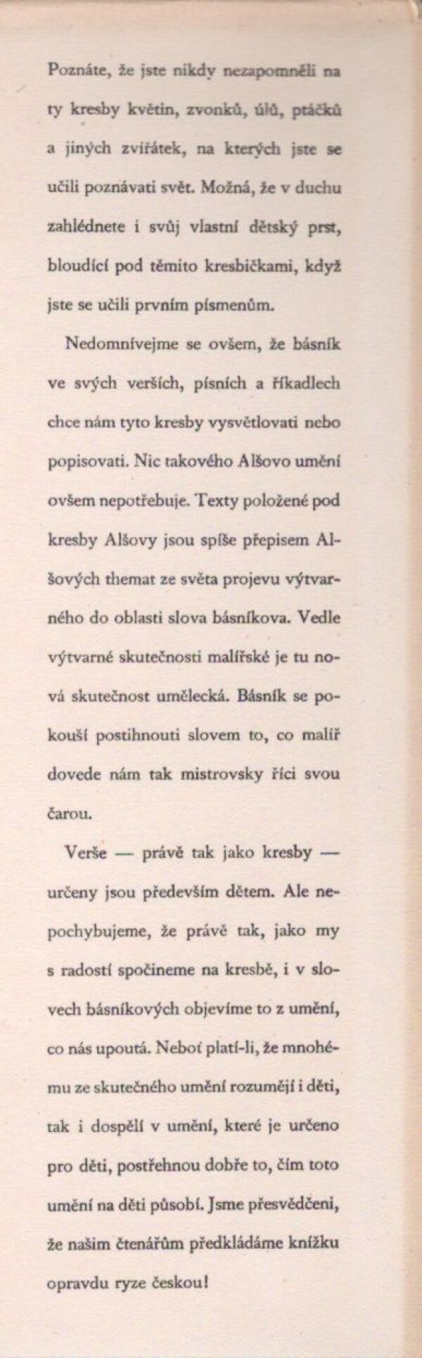 Jaroslav Seifert: ŠEL MALÍŘ CHUDĚ DO SVĚTA