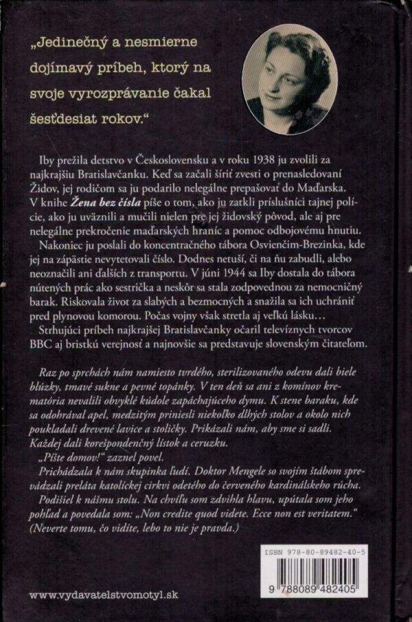 Iby Knill: ŽENA BEZ ČÍSLA