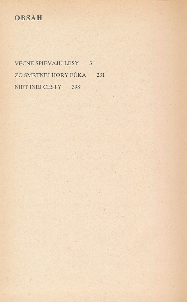 Trygve Gulbranssen: VEČNE SPIEVAJÚ LESY