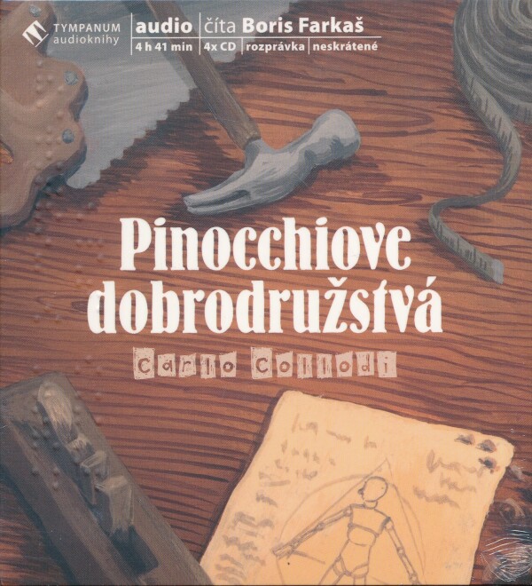 Carlo Collodi: PINOCCHIOVE DOBRODRUŽSTVÁ - AUDIOKNIHA