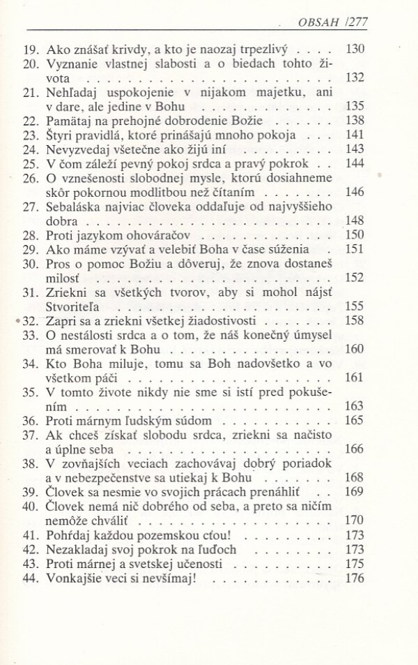 Tomáš Hemerken Kempenský: ŠTYRI KNIHY O NASLEDOVANÍ KRISTA