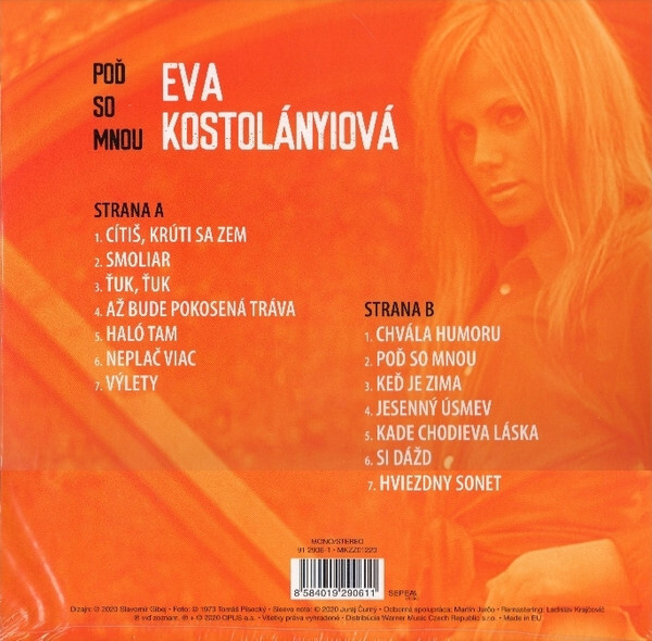 Eva Kostolányiová: POĎ SO MNOU - LP