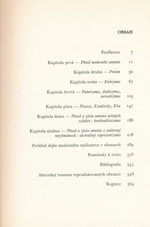 Herbert Read: STRUČNÉ DEJINY MALIARSTVA OD CÉZANNA PO PICASSA