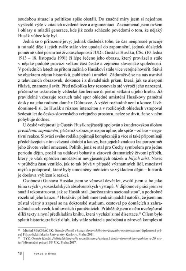 Michal Macháček: GUSTÁV HUSÁK