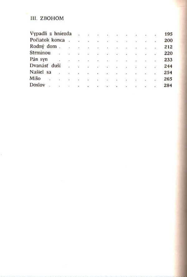 Jozef Gregor Tajovský: SPOD KOSY