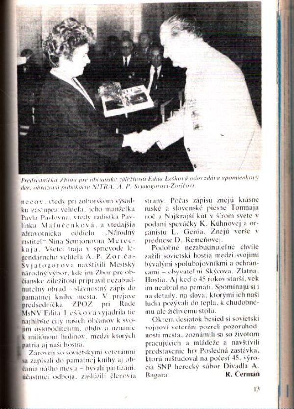 ŽIVOT A KULTÚRA MESTA NITRY I. - XII.